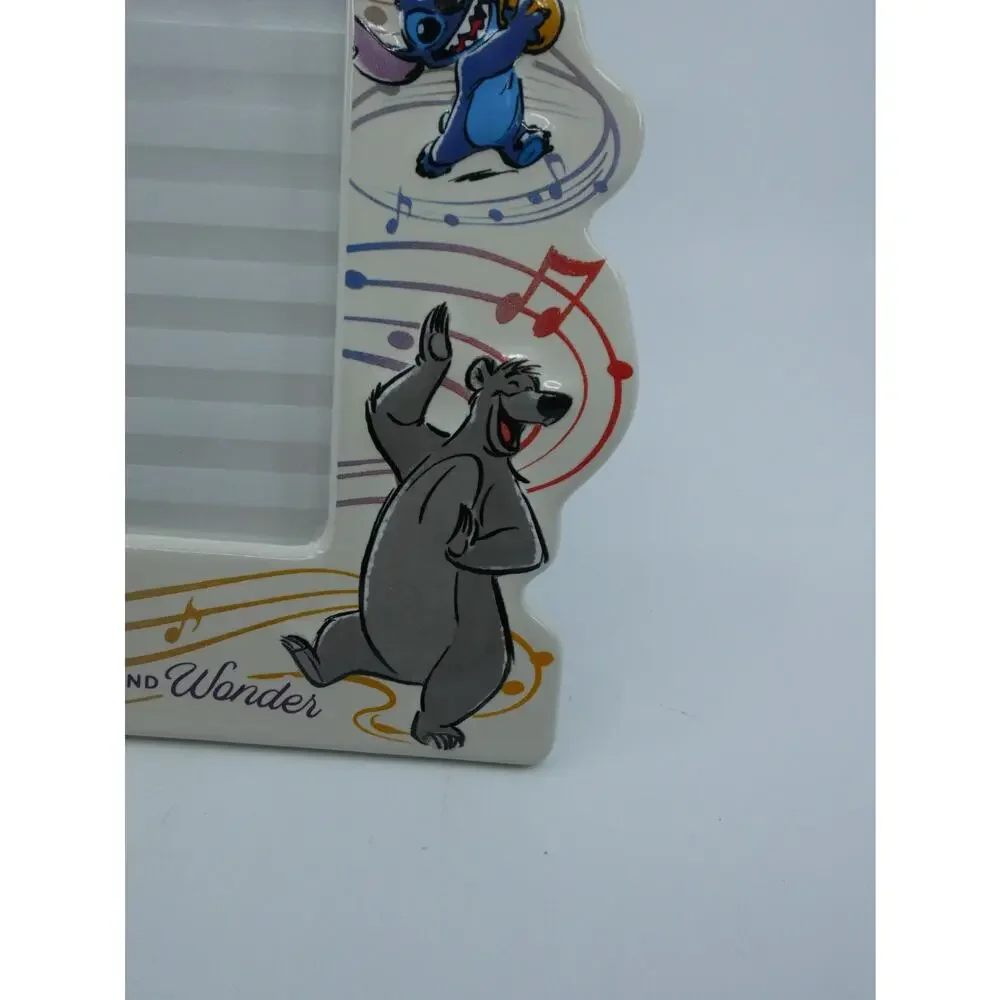 Disney 100 Years Music and Wonder Character Frame 4 x 6 Woody Stitch Mickey